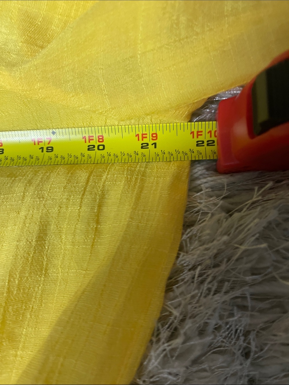 Ruby Rd. Yellow Tie-Front Lightweight Button-Down Top - Picture 7 of 9